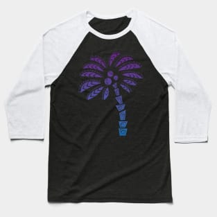 Midnight Jungle Palm Tree Baseball T-Shirt